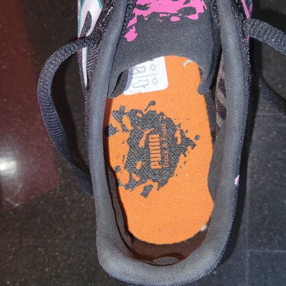 NIB Puma Crossfox XCS women's black florescent pink running shoes - Picture 6 of 8